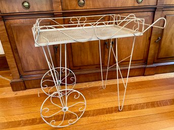 Mid Century Light Duty ,metal Tea Cart.