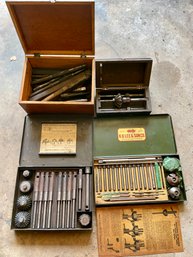 Collection Of Vintage Machinist /automotive Tool Sets.