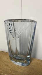Art Deco Design MCM Art Glass  Vase