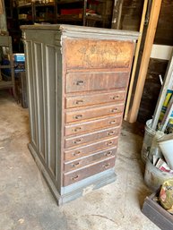 Vintage Multi Drawer Tool Cabinet Filled With Content. PLEASE LOOK.