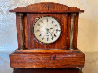Antique Seth Thomas Mantel Clock. For Parts Or Repair.