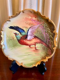 Limoges Coronet France, Vintage Hand Decorated Signed Plate.