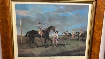 A Framed Print Of  'lottery' Painted By John Frederick Herring