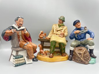 Three Royal Doulton Men Figurines.