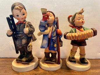 Three Vintage 1970' Hummel Figures.  6' Tall (6)