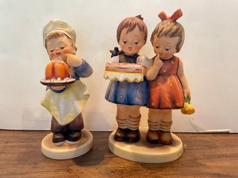 Pair Of Vintage Hummel Figurines 176/0 & 123. Up To 6' (15)