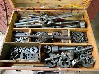 Vintage Tap And Die Set- Machinist's Tools.