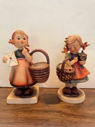 Pair Of Vintage Hummel Figurines 73/0 & 355 ,up To 5' Tall (17)