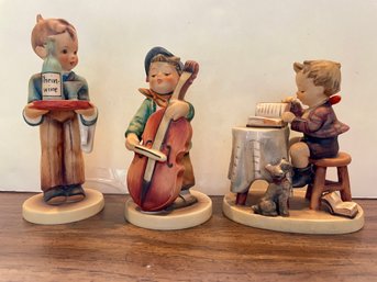 Three Vintage Hummel Figurines , Up To 6' Tall (21)