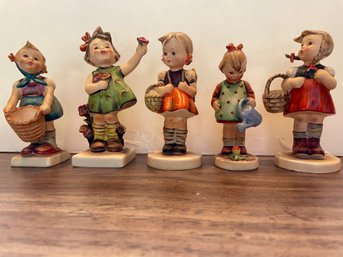 Five Vintage Hummel Figurines , Up To 6' Tall (22)