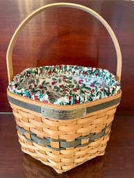 Longaberger Christmas Collection 1997 Edition Snowflake Basket.