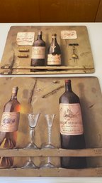 Vintage 4 Table Placemats By Fabrice De Villeneuve