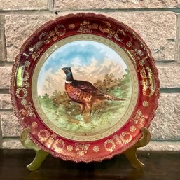 Antique Imperial Ophelia Hand Painted 13' Porcelain Plate.