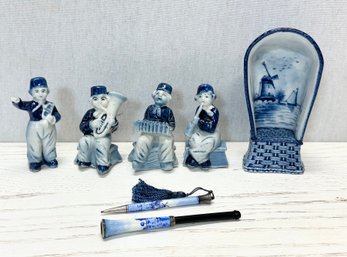 A DELFT Lot Of FOUR Figurines & More