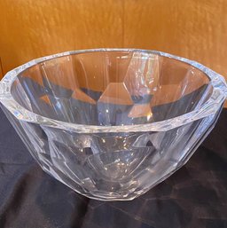 Orrefors Crystal Bowl Signed