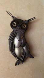 Vintage Art & Craft Owl Wall Art One Of A Kind - 7'w X 11'H