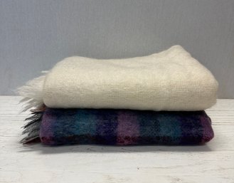 A PAIR Of Two Wool Throws/ Blankets