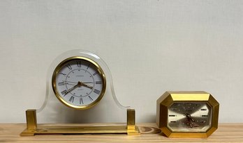 Lot Of 2 Linden Clocks