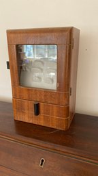 A Vintage Art Deco Style Dental Display Cabinet