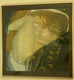 Gustav KLIMT 'Danae' Framed Print - 30' X 30'