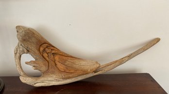 A Carved Drift Wood Signed Bob Keegan 1981