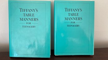 A Set Of Two Books  'tiffany's Table Manners' For Teenagers