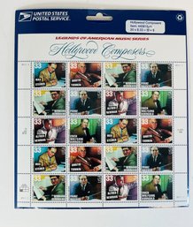 Legends Of American Music Series HOLLYWOOD COMPOSERS 33 Cent Full Sheet Of 20 Stamps SEALED