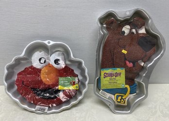 Sesame Street & Scooby-doo Aluminum Cake Pans