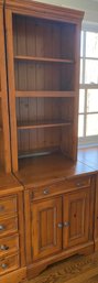 Ethan Allen Pine Wood   Cabinet Bookcase  2 Of 2