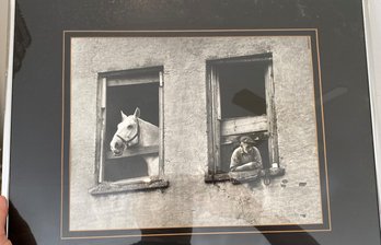 A Vintage Framed Black & White Photo