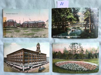 Lot # 11 Of 4 Circa 1909 Postcards / Post Cards From Rochester New York NY