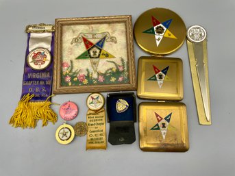 Order Of The Eastern Star Lot.(1)