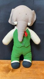 A VINTAGE RARE BABAR THE ELEPHANT DOLL CLODREY FRANCE