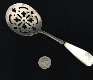 Mother Of Pearl Handle Serving Spoon