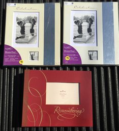 Lot Of 3 New Never Used Family Memories Photo Scrapbook Book Portfolios - 1 Is Hallmark