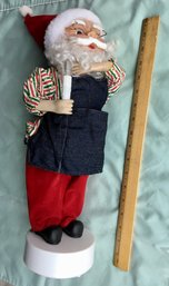 Vintage 18' Stand Up Christmas Santa Claus Battery Op Decoration