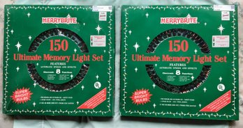 Lot Of 2 Sets Of Ultimate Memory Christmas Lights In The Original Boxes