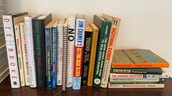 A Group Of Books About Investing