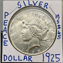 1925 Peace Silver Dollar (3)