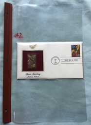 1993 First Day Issue Cover Gold Stamp Replica 29 Cent Space Fantasy Saturn Patrol U.S. Stamps