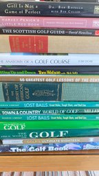 A Collection Of 10 Plus Books About GOLF