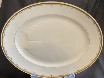 B & Co. Limoges France 16' Oval Serving Platter By BERNARDAUD