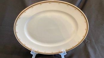 B & Co. Limoges France 16' Oval Serving Platter By BERNARDAUD