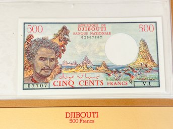 DJIBOUTI - 500  Francs -   Uncirculated Foreign Paper Money With Info/ History