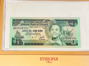 ETHIOPIA   - 1 Birr -   Uncirculated Foreign Paper Money With Info/ History