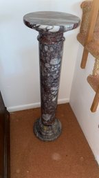 A Marble Pedestal Possibly Made In Itally