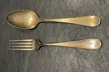 Antique Horn & Hardart Fork And Spoon