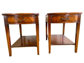 Pair Of Vintage Mahogany Side Tables.