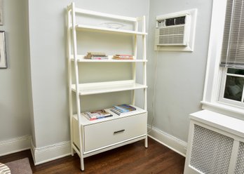 West Elm Mid-Century Style Bookshelf With Drawer