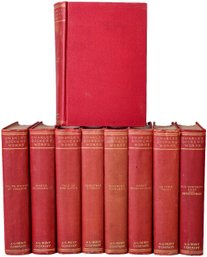 Set Of Nine 'The Works Of Charles Dickens' Edition De Luxe Books